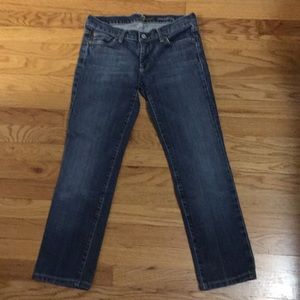 7 for all mankind crop jean